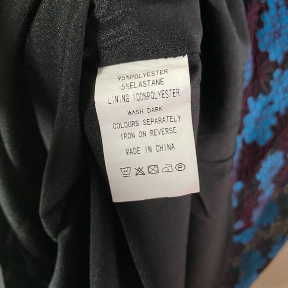 Marina Kaneva Plus Size Floral Lace Dress Size 18 - Picture 9 of 10